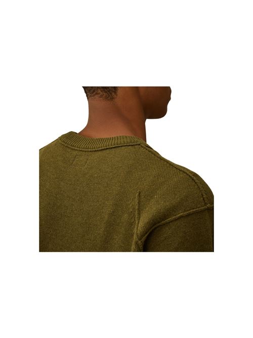 MAGLIONE GIROCOLLO IN LANA CON LENTE C.P. COMPANY | RFCMKN707A 110149A683